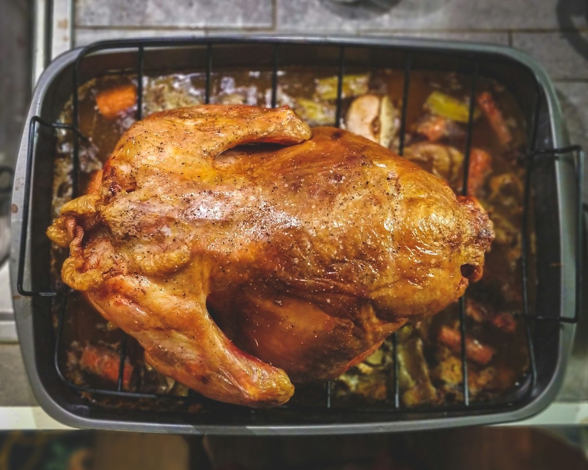 Roast Chicken with Bread Sauce